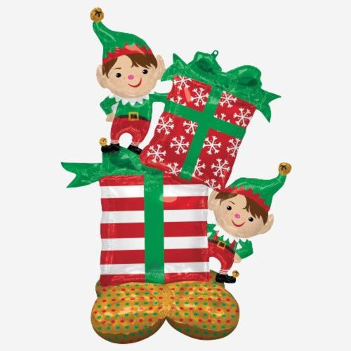 Christmas Elves AirLoonz Foil Balloon