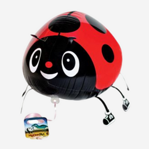 Red Ladybird Inflated Walking Balloon