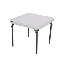 Children's White Square Little Table - 61cm