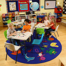 Children's White Square Little Table - 61cm
