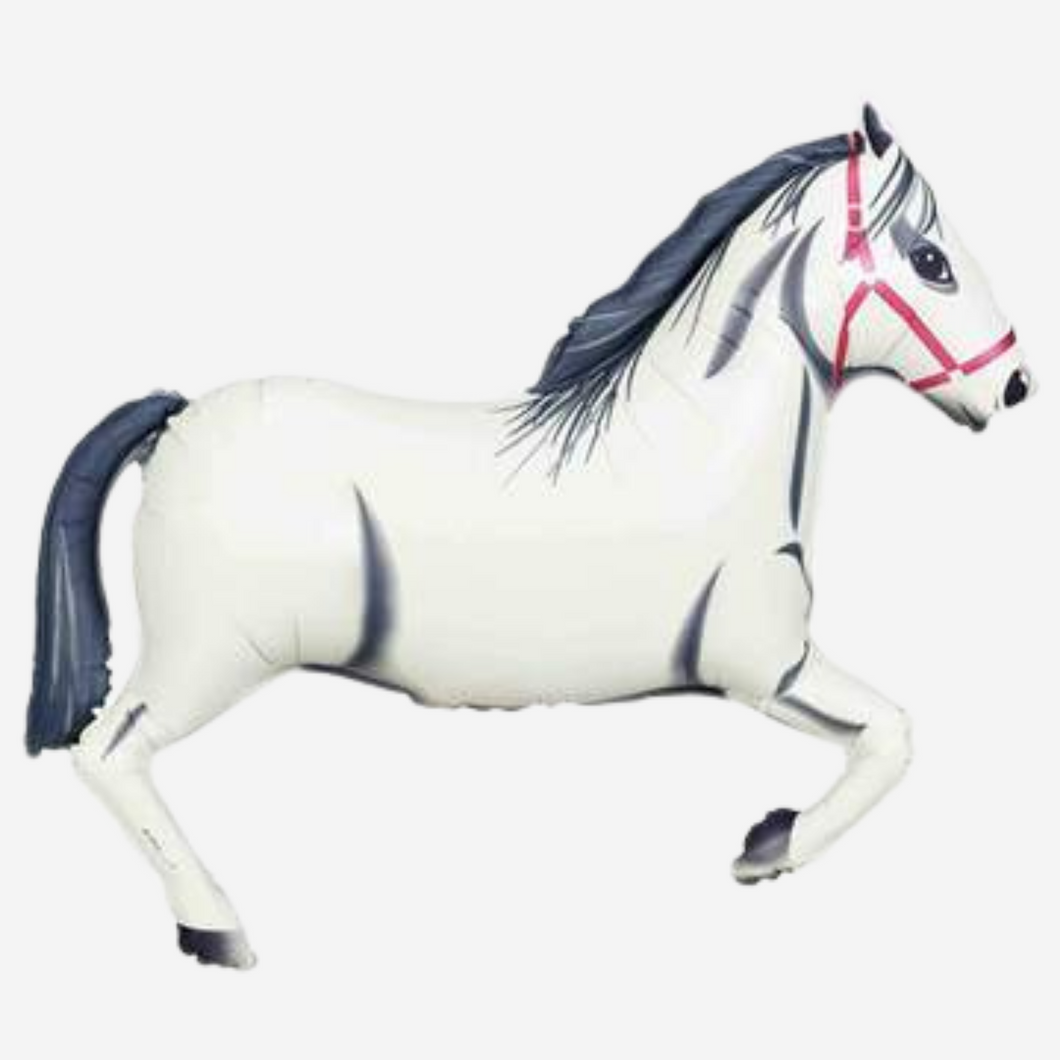 White Horse Foil Balloon