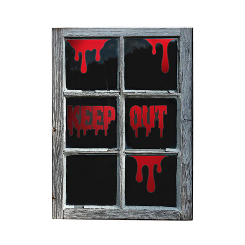 Keep Out' Window Clings