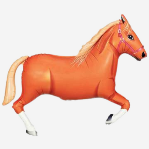 Light Brown Horse Foil Balloon