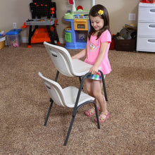 Children's White Square Little Table - 61cm