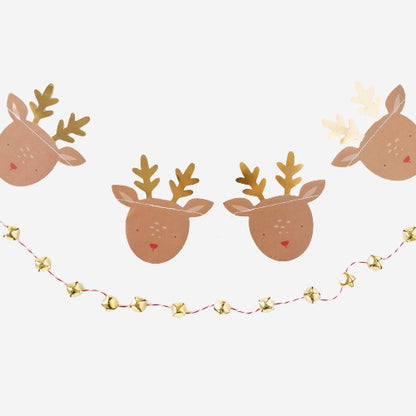 Dear Rudolph Reindeer and Bells Banner Set