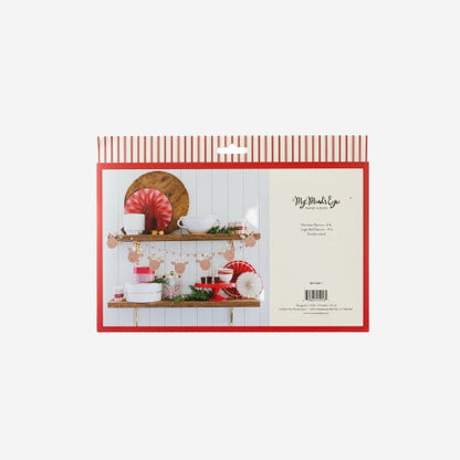 Dear Rudolph Reindeer and Bells Banner Set