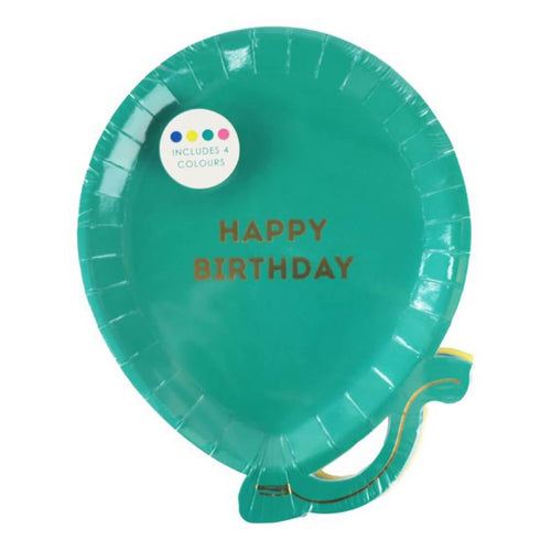 Birthday Balloon Plate