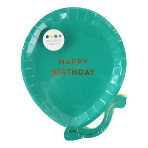 Birthday Balloon Plate