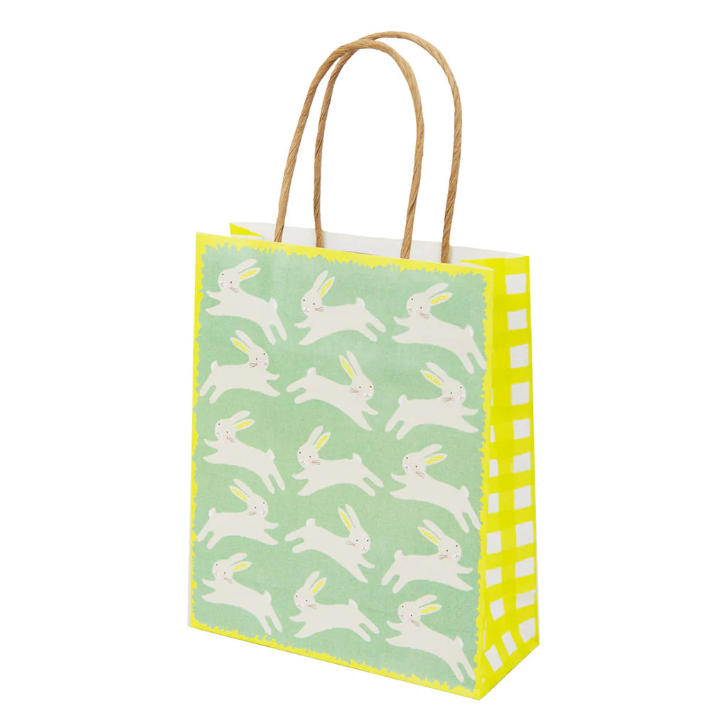 Green Bunny Party Bags