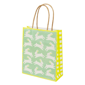 Green Bunny Party Bags