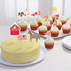 Barnyard Farm Birthday Cake Topper