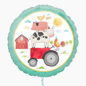 Farm Barnyard Birthday Foil Balloon