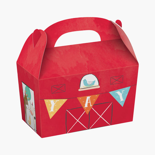 Farm Barnyard Birthday Treat Box