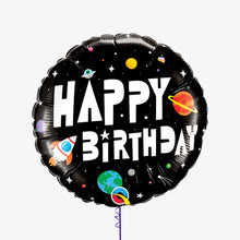 Birthday Astronaut Round Foil Balloon