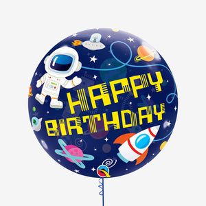 Birthday Outer Space Foil Balloon