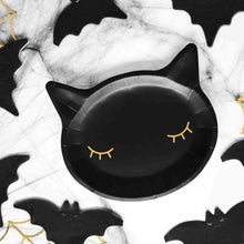 Black Cat Paper Plates