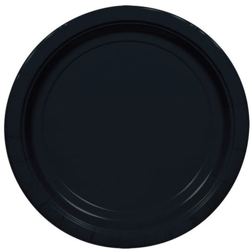 Black Paper Plates (8 pack)