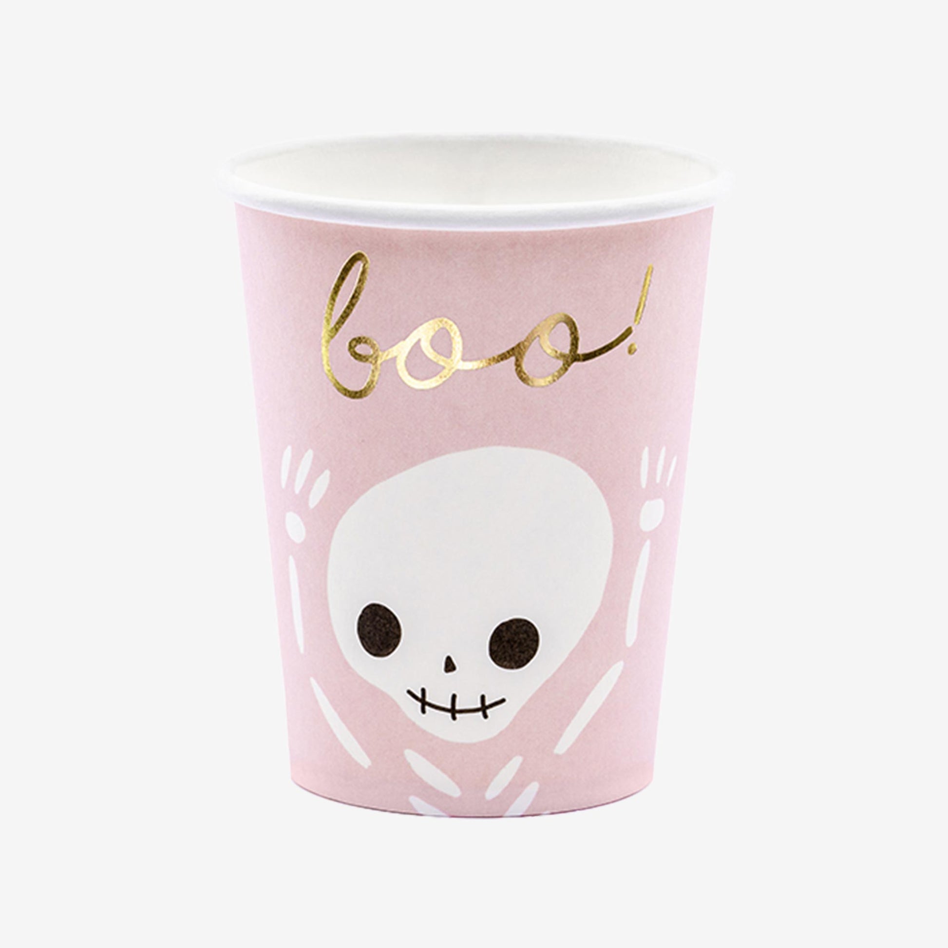 Boo! Party Paper cups pink