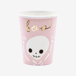 Boo! Party Paper cups pink