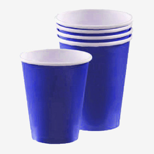 Bright Royal Blue Paper Cups