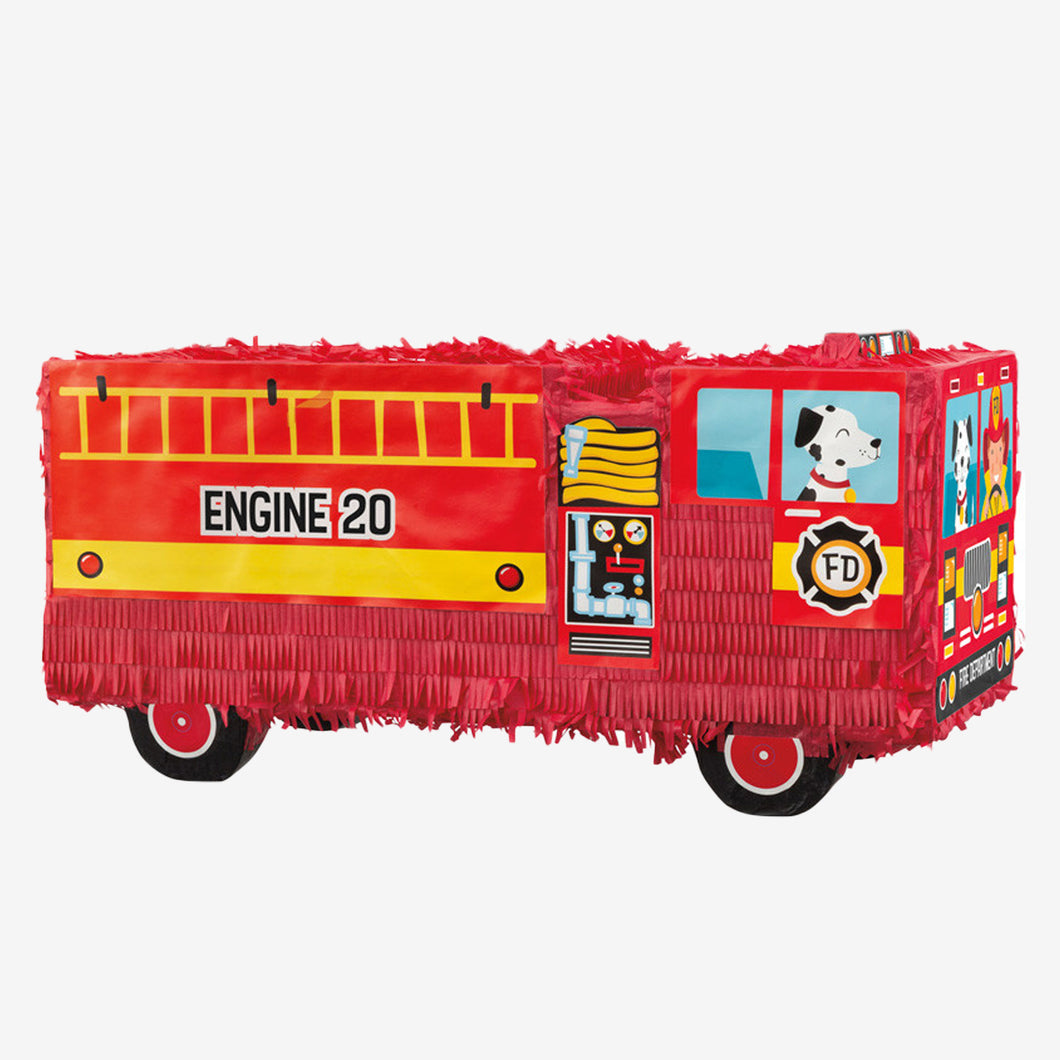Red Fire Truck 3D Pinata