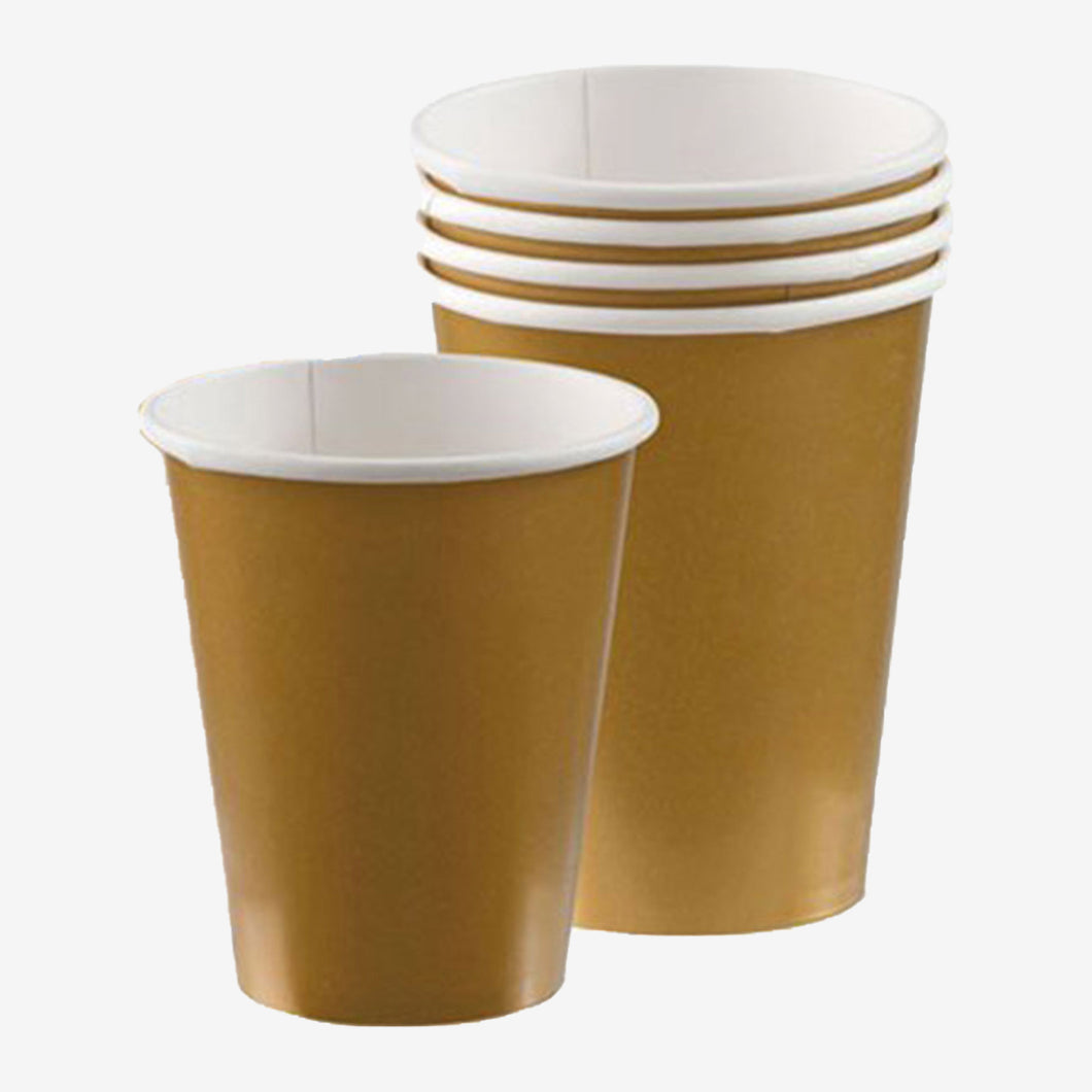 Gold Paper Cups