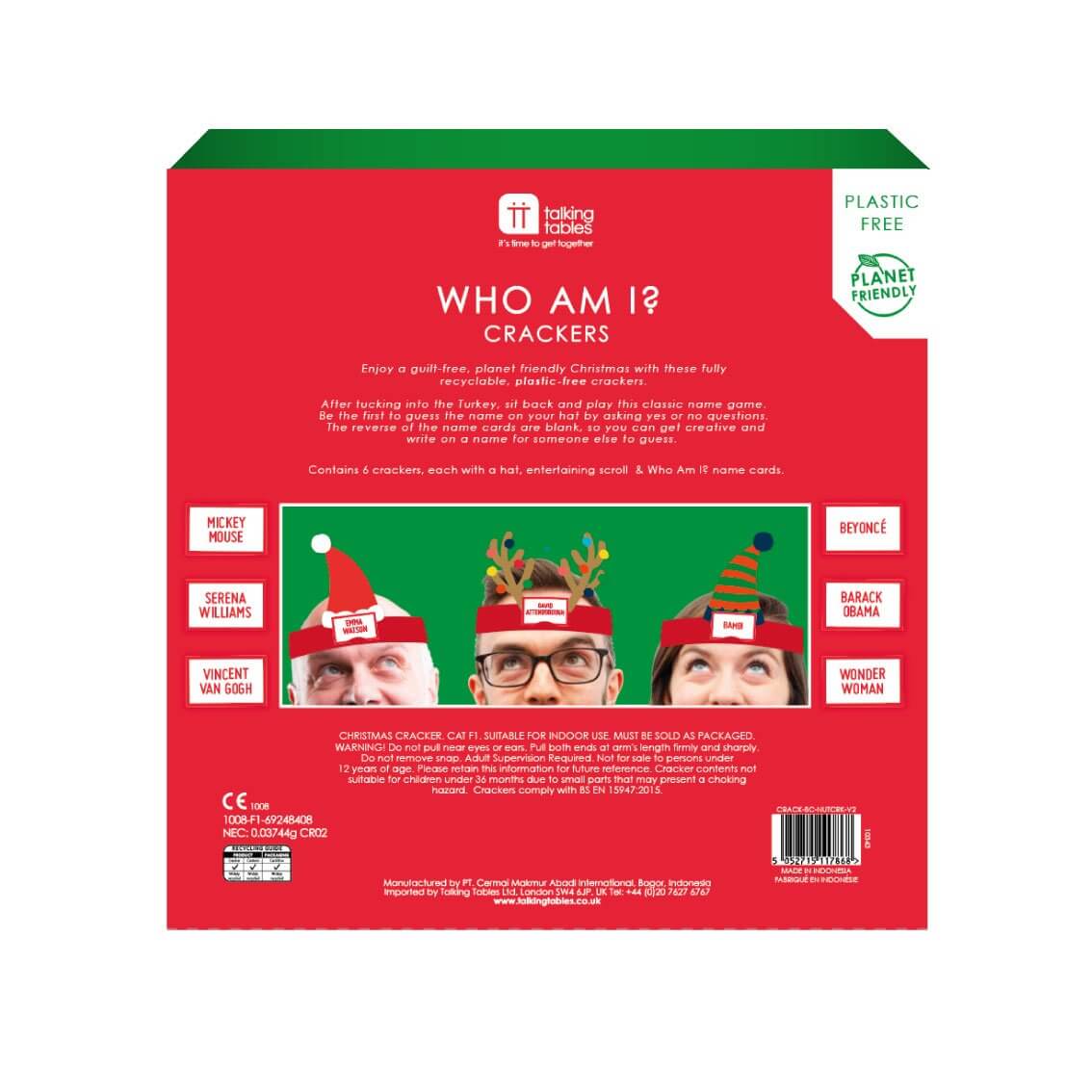 Who Am I ? Nutcracker Christmas Crackers