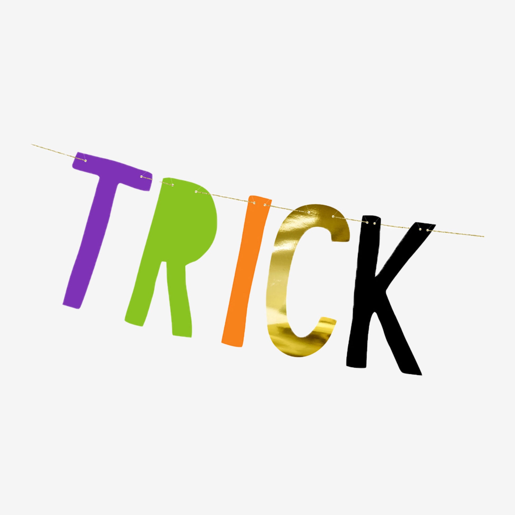 Colorful Trick or Treat Banner