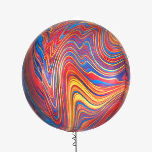 Colourful Marblez Orbz Foil Balloon