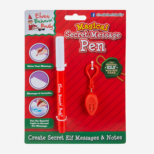 Elf Magical Secret Message Pen With Torch