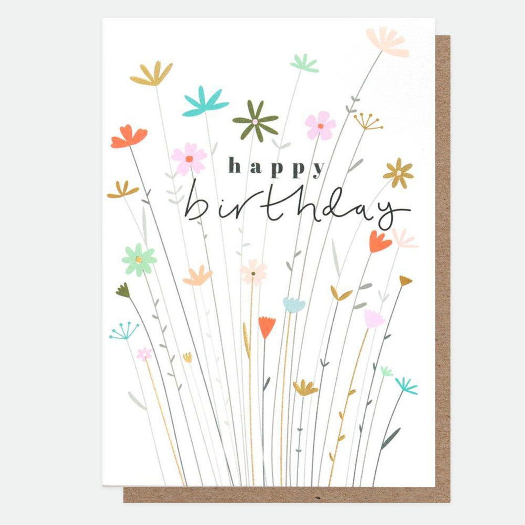 Fleur Happy Birthday Card