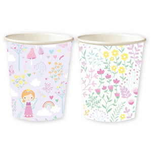 Fairy Princess Mixed Paper Cups 250ml