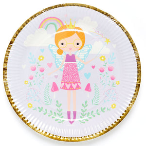 Fairy Princess Paper Plates 23cm