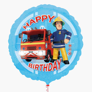 Fireman Sam Happy Birthday Foil Balloon