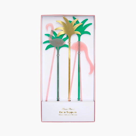 Flamingo Acrylic Cake Toppers