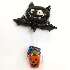 Mini Halloween Balloon with Small Bucket of Sweets