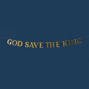 God Save The King Banner 2m
