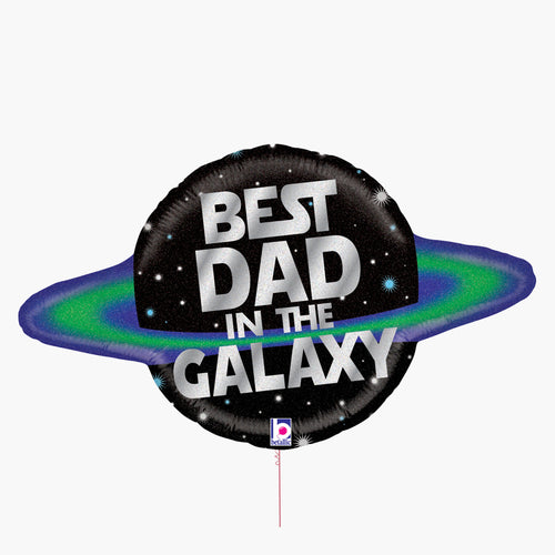 Galactic Dad Holographic Balloon