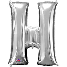 Large Silver Letter Balloons 34"