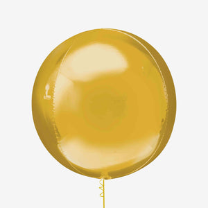 Gold Orbz Balloon