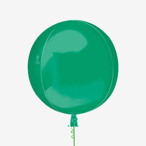 Green Spherical Orbz Balloon