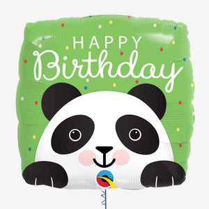 Happy Birthday Panda 18" Foil Balloon