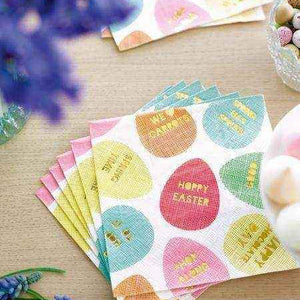 Hop To It Easter Egg Napkins