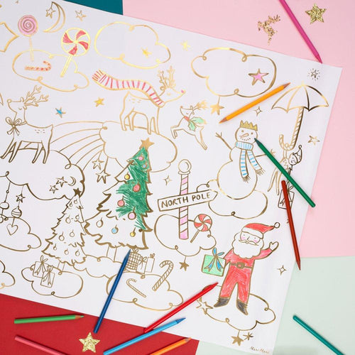 Christmas Colouring Posters (set of 2)