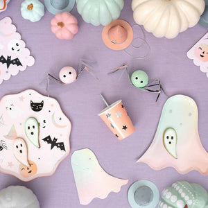 Pastel Halloween Ghost Plate