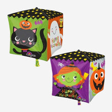 Halloween Characters Cubez Foil Balloon