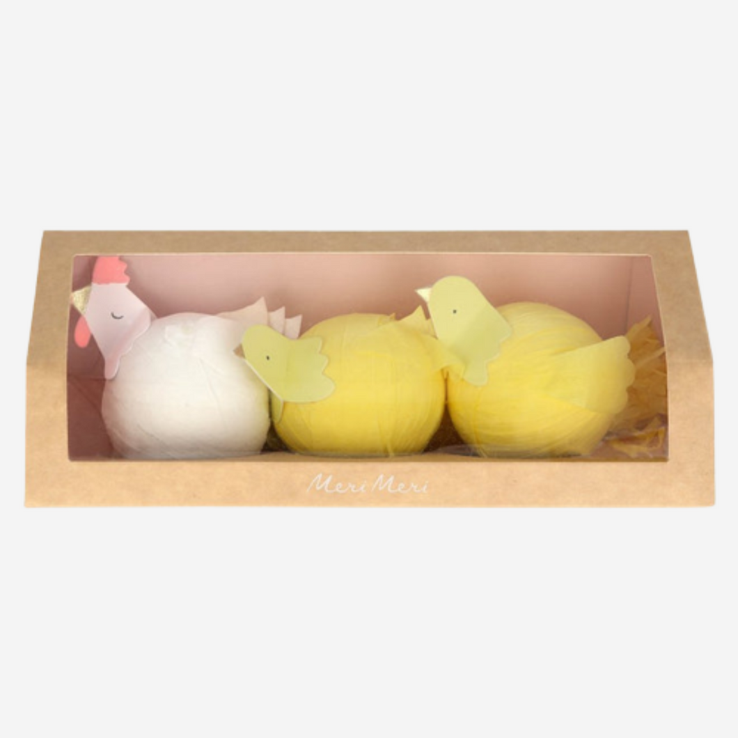 Hen & Chicks Surprise Balls by Meri Meri