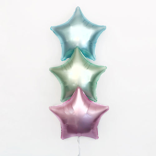 Inflated Bouquet of 3 stars - Pick your Colour