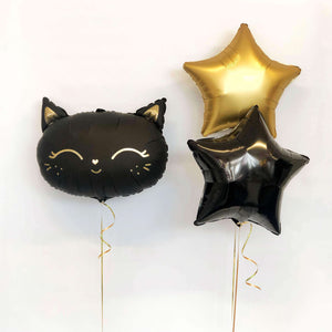 Halloween Black Cat Balloon Bouquet