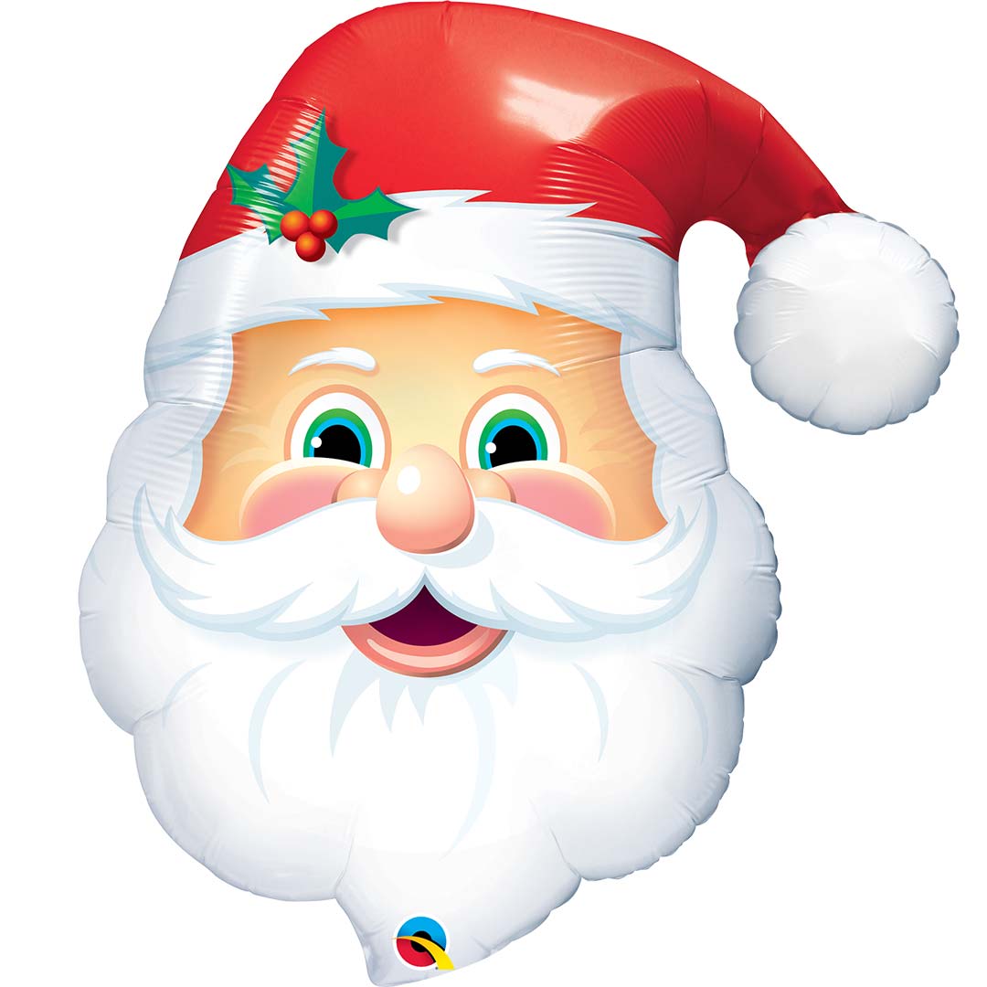 Jolly Santa Inflated Foil Balloon